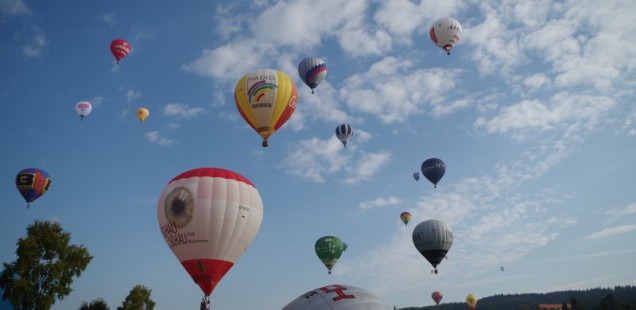 "Fuchsjagd" Ballonfestival in Bad Dürrheim am 7.09.2014